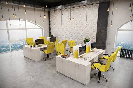 Дизайн проект мебель для персонала Matrix
